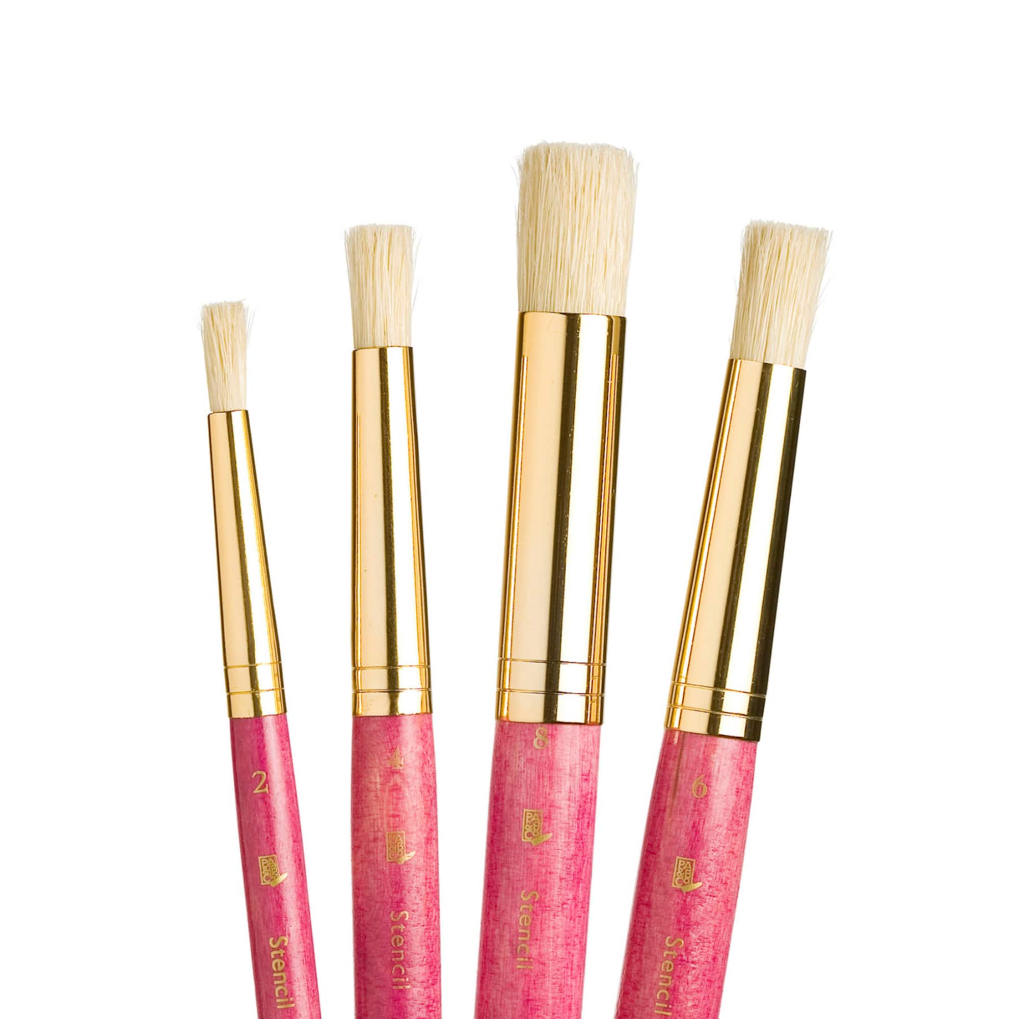 Princeton™ RealValue™ Bristle Stencil 4 Piece Brush Set